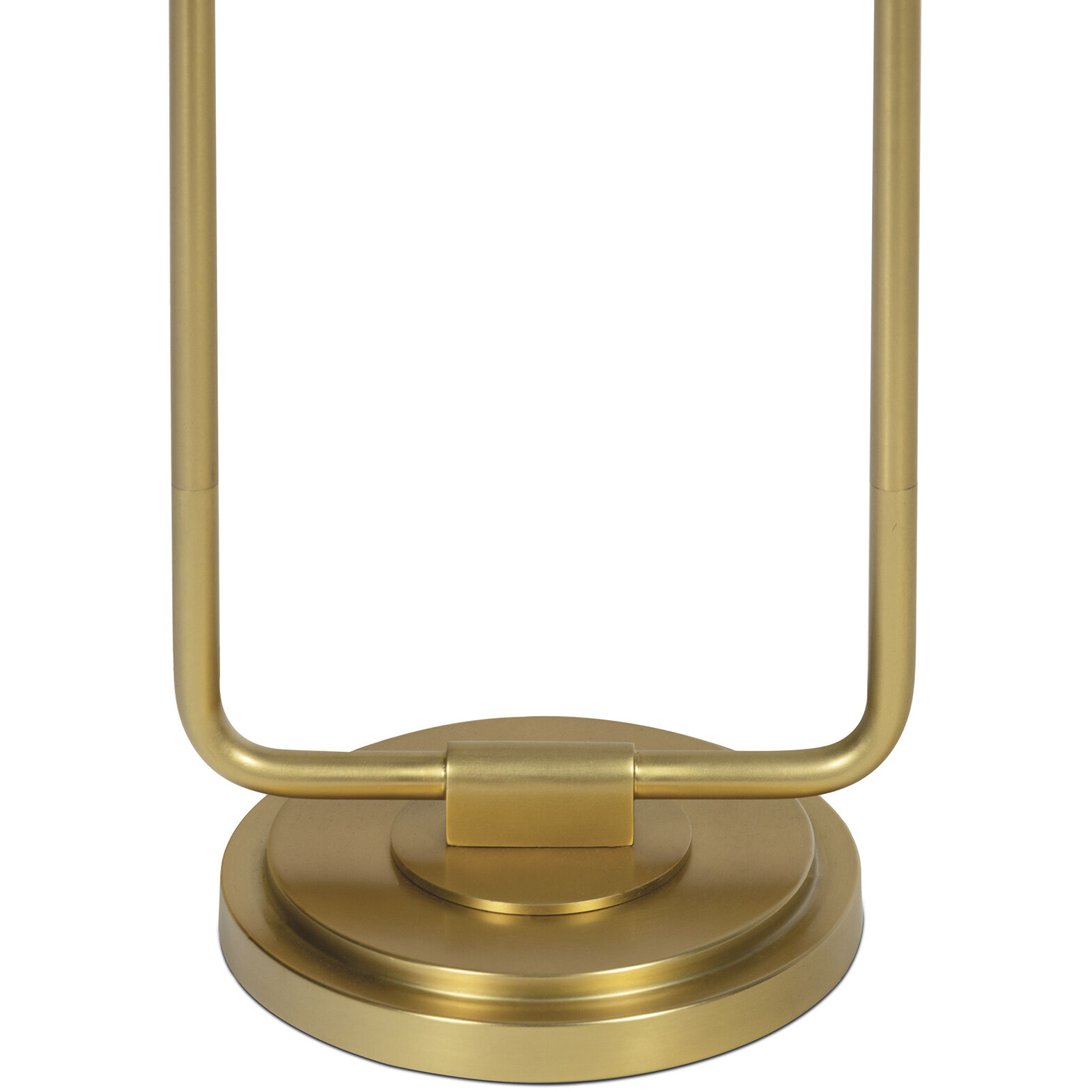 Polly 56 inch 60.00 watt Natural Brass Floor Lamp Portable Light in White Scalloped Shade